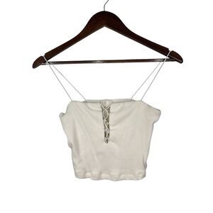 Free People Intimately ‎ Lola Crop Top cami Ribbed Copper Size M